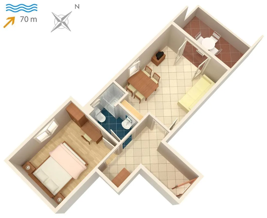 Guest house Apartments And Rooms By The Sea Vinjerac, Zadar - 3248